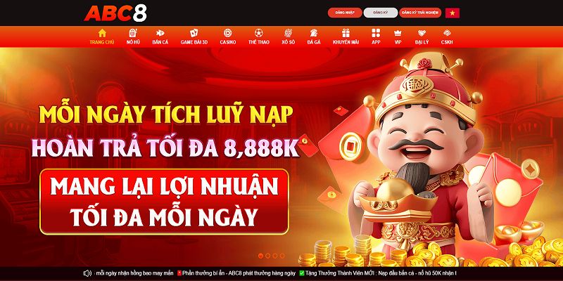 Khi chơi ở abc8 có lợi nhuận như thế nào 